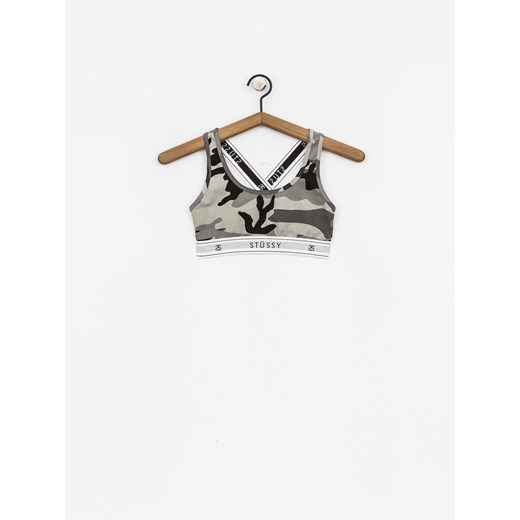Stanik sportowy Stussy Cross Back Crop Wmn (camo) Stussy S wyprzedaż SUPERSKLEP