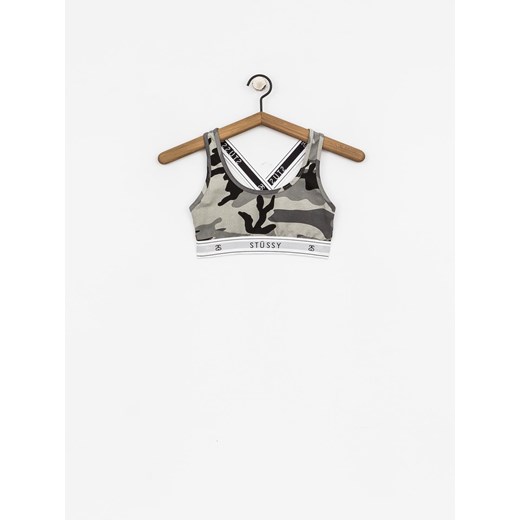 Stanik sportowy Stussy Cross Back Crop Wmn (camo)  Stussy S wyprzedaż SUPERSKLEP 