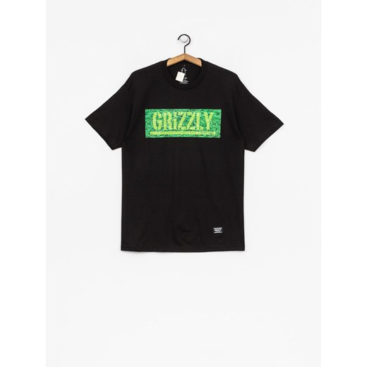 T-shirt Grizzly Griptape Fresh Cut Box Logo (black)  Grizzly Griptape M wyprzedaż SUPERSKLEP 