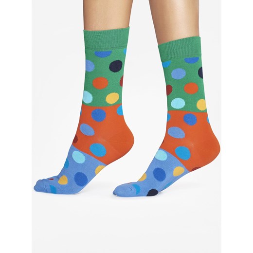 Skarpetki Happy Socks Big Dot Block (green/orange/blue)  Happy Socks 41-46 SUPERSKLEP