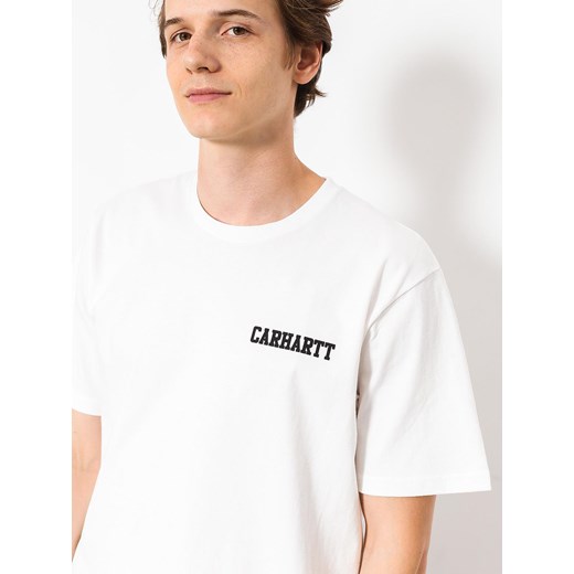 T-shirt Carhartt WIP College Script (white) Carhartt Wip  XL SUPERSKLEP wyprzedaż 