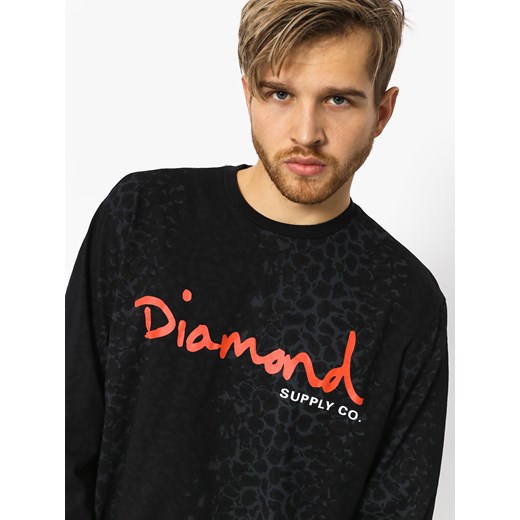 T-shirt męski Diamond Supply Co. z długim rękawem 