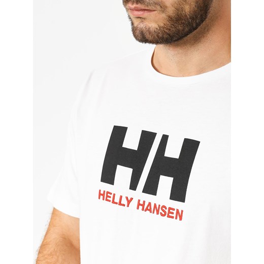 T-shirt męski Helly Hansen z bawełny z krótkim rękawem 