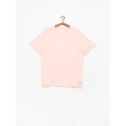 Koszulka sportowa Nike różowa na wiosnę bez wzorów 
