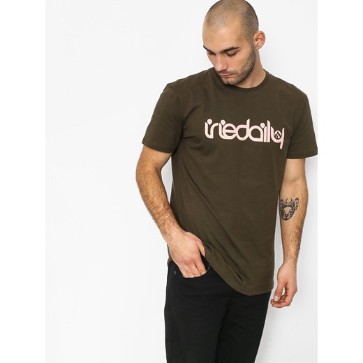 T-shirt Iriedaily No Matter 4 (olive rose) Iriedaily  XL okazja SUPERSKLEP 