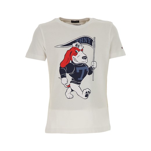Calvin Klein Koszulka Dziecięca dla Chłopców Na Wyprzedaży, biały, Bawełna, 2019, 4Y 6Y