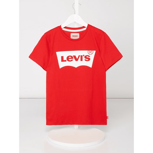 T-shirt z nadrukiem z logo Levis Kids  140 Peek&Cloppenburg 