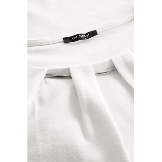 Bluzka damska ORSAY biała z wiskozy z długimi rękawami 