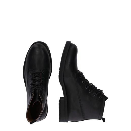 Buty zimowe męskie czarne Zign casual sznurowane skórzane 