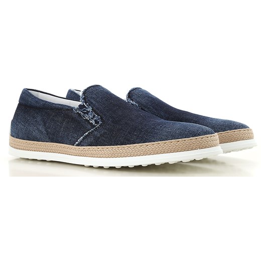 Tods Buty wsuwane dla Mężczyzn Na Wyprzedaży, denim, Denim, 2019, 39 44