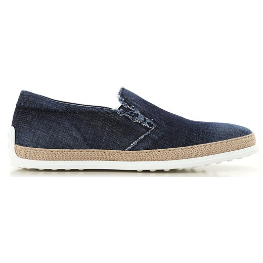 Tods Buty wsuwane dla Mężczyzn Na Wyprzedaży, denim, Denim, 2019, 39 44