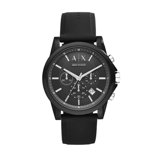 Czarny zegarek Armani 