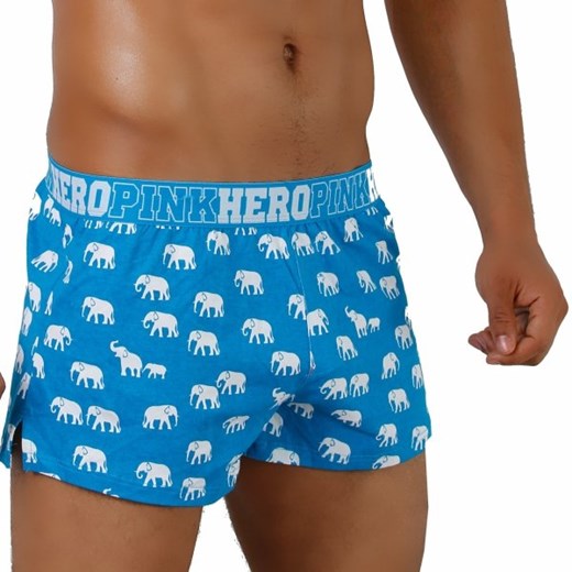 Luźne bokserki PINK HERO Blue Elephant