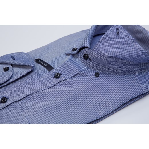 Koszula niebieska - kołnierzyk button down - body fit (wzrost 176-182)  Lanieri XXL promocyjna cena Lanieri.pl 
