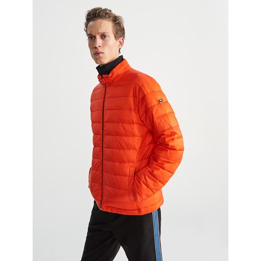 Reserved - Pikowana kurtka ze stójką - Pomarańczo  Reserved S 