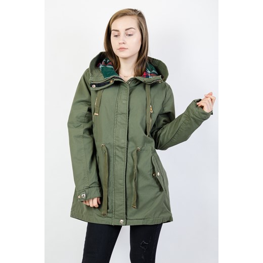 Jasnozielona kurtka parka Olika  L olika.com.pl