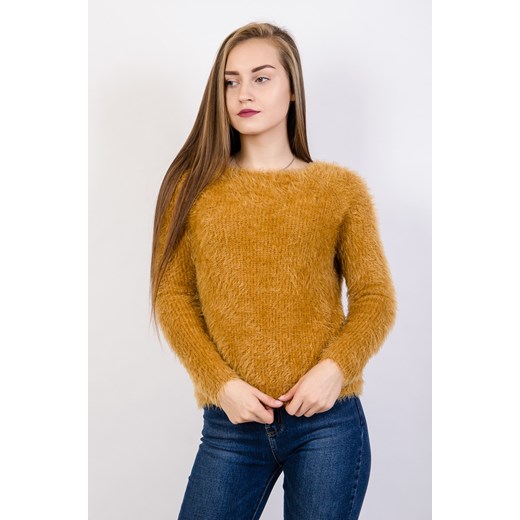 Żółty sweter damski Olika 