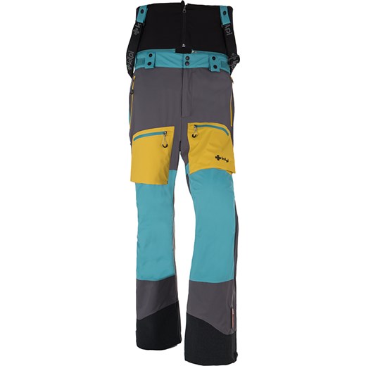 Męskie trójwarstwowe spodnie techniczne KILPI HYDE-M Khaki Kilpi  L promocja Outdoorkurtki 