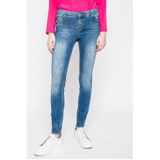 Review jeansy damskie z bawełny 
