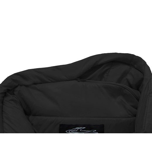 DŁUGA PIKOWANA KURTKA CZARNA (YB919B) Black&fish XL (42) goodlookin.pl wyprzedaż