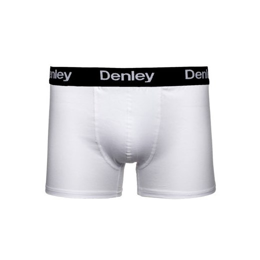 Bokserki męskie białe Denley 0953  Denley 2XL okazyjna cena  