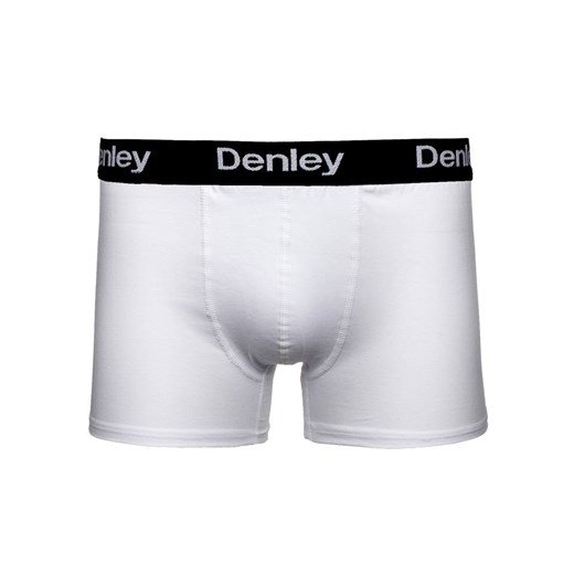 Bokserki męskie białe Denley 0953  Denley XL wyprzedaż  