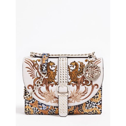 Torebka Typu Crossbody W Zwierzęcy Print Model Eileen Guess  T/U 