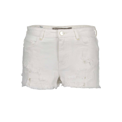 Szorty białe Guess Jeans na lato 