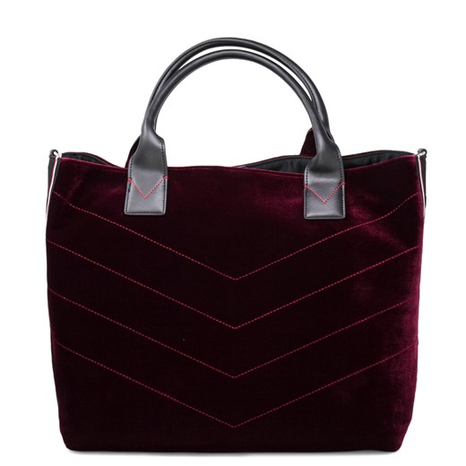 Shopper bag Pinko elegancka pikowana mieszcząca a6 