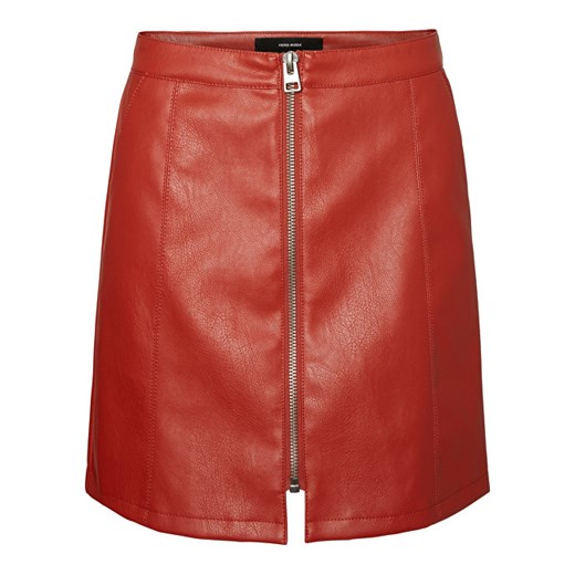 Vero Moda Damska spódnica autorstwa Jana Connery Short Faux Leather Spódnica Ketchup (rozmiar S), BEZPŁATNY ODBIÓR: WROCŁAW! Vero Moda   Mall