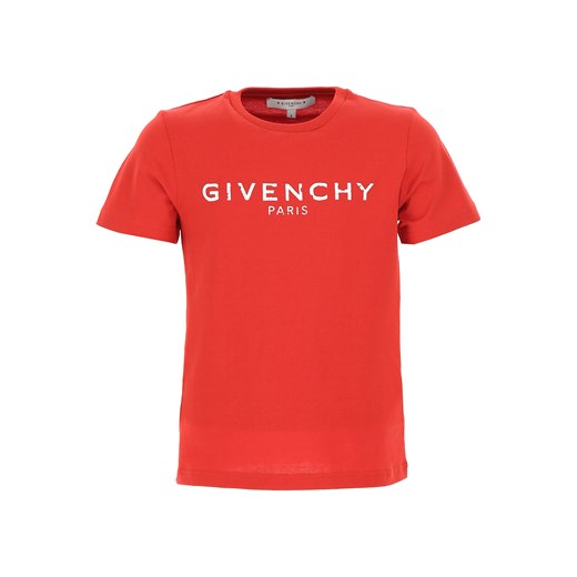 Givenchy Koszulka Dziecięca dla Chłopców Na Wyprzedaży, czerwony, Bawełna, 2019, 12Y 4Y