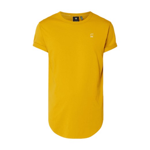 T-shirt męski żółty G-Star Raw z krótkim rękawem 