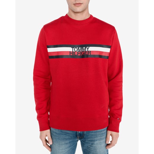 Tommy Hilfiger Bluza L Czerwony  Tommy Hilfiger XXL BIBLOO