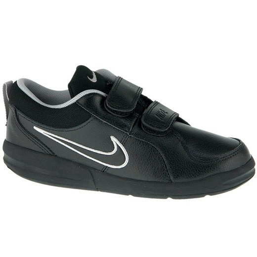 Buty sportowe dziecięce Nike czarne na rzepy skórzane 