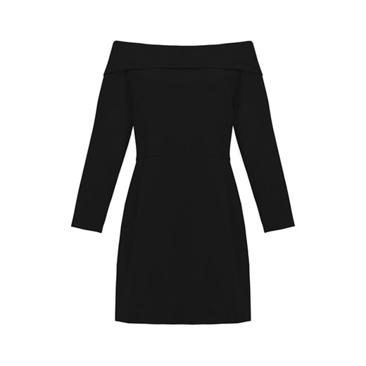 KRÓTKO I NA TEMAT czarna - dresowa sukienka z kieszeniami Risk Made In Warsaw  M 