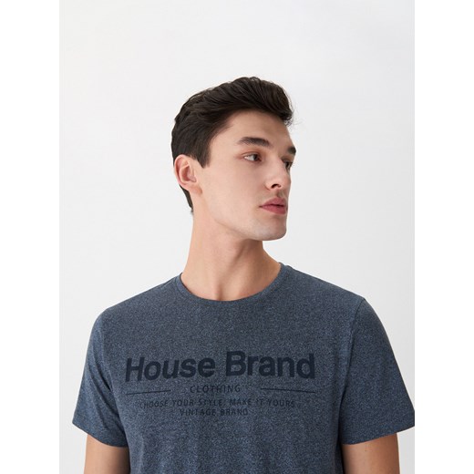 T-shirt męski House z krótkim rękawem 