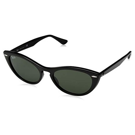 Ray-Ban okulary przeciwsłoneczne NINA RB 4314N czarne/zielone okulary damskie  Ray-Ban sprawdź dostępne rozmiary wyprzedaż Amazon 