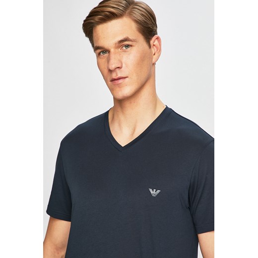 T-shirt męski Emporio Armani wiosenny z krótkimi rękawami 