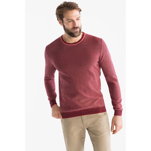 Czerwony sweter męski Westbury Premium casual 