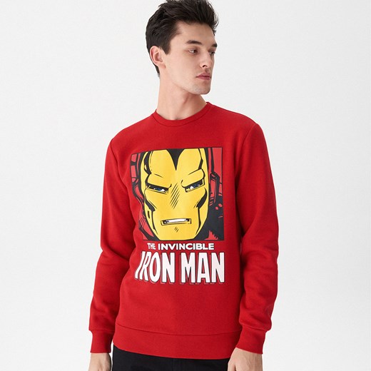 House - Bluza z nadrukiem Iron Man - Czerwony House  M 