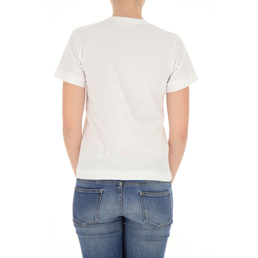 Comme des Garçons Koszulka dla Kobiet, Play, biały, Bawełna, 2021, 38 40 44 M