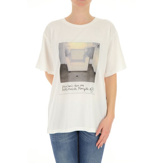 Maison Martin Margiela Koszulka dla Kobiet Na Wyprzedaży, biały, Bawełna, 2019, 38 40