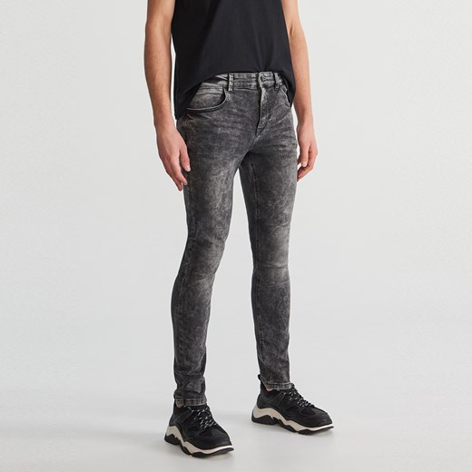 Reserved - Spodnie jeansowe skinny - Jasny szar Reserved  29 