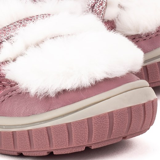 Buty zimowe dziecięce Geox bez wzorów zamszowe 