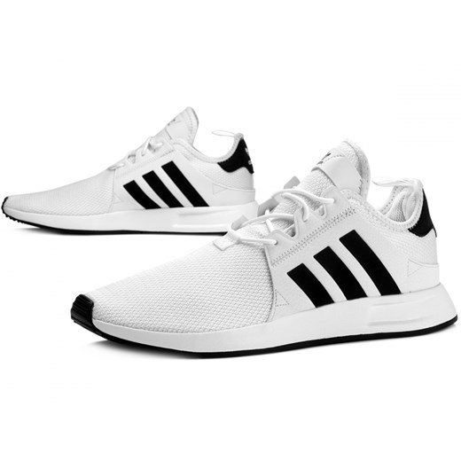 Białe buty sportowe męskie Adidas x_plr wiązane 
