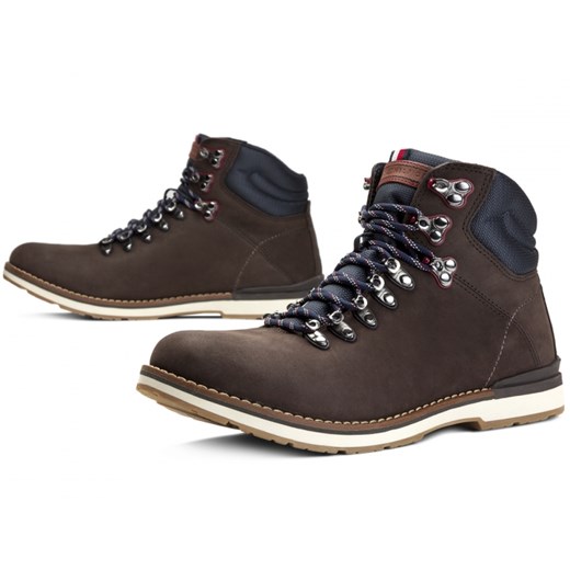 Buty Tommy hilfiger Outdoor hiking detail boot > fm0fm01755 211