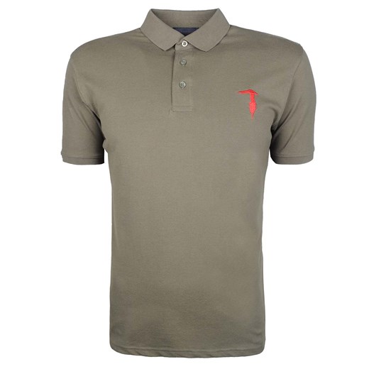 T-shirt męski Trussardi Koszulka Polo "3 Bottoni" z krótkim rękawem 