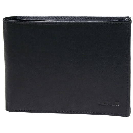Lagen Męska czarny portfel skórzany czarny V-73-1, BEZPŁATNY ODBIÓR: WROCŁAW!  Lagen  Mall