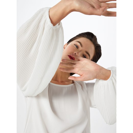 Biała bluzka damska Minimum z długim rękawem 