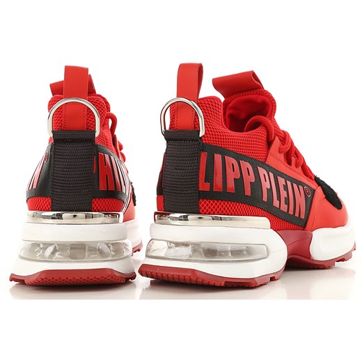 Philipp Plein Trampki dla Mężczyzn Na Wyprzedaży, czerwony, Skóra, 2019, 40 41